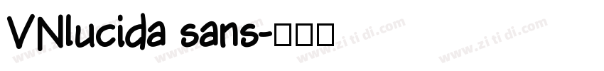 VNlucida sans字体转换